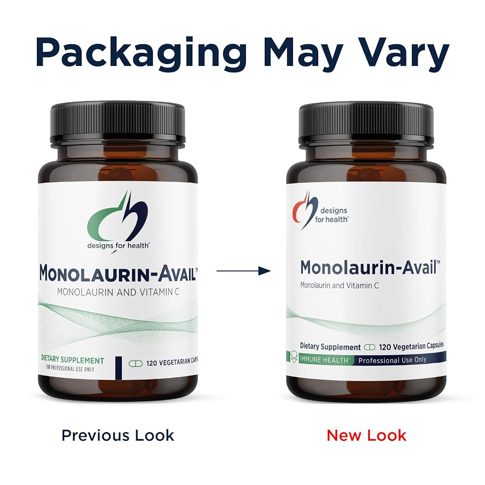 Designs for Health Monolaurin-Avail 1000mg - 120 Capsules - image 4
