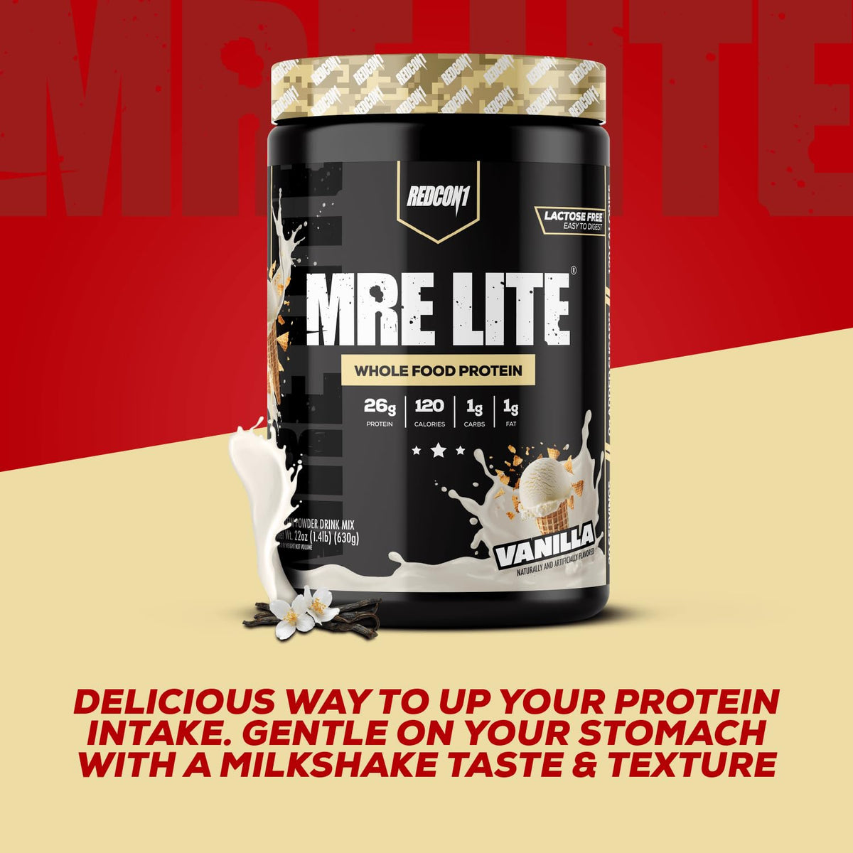 REDCON1 MRE Lite Whole Food Protein Powder
