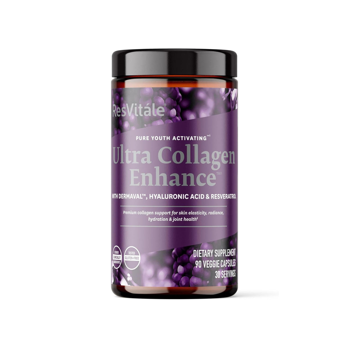 ResVitale Ultra Collagen Enhance Skin Care Supplement - 90 Vegetarian Capsules