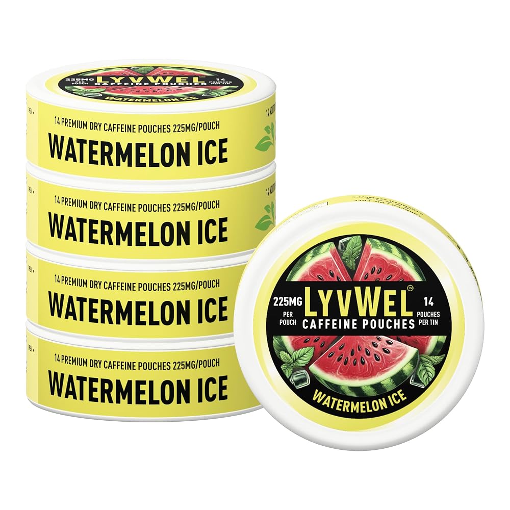 LyvWel 225mg Caffeine Pouches