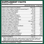 PlantFusion Organic Multivitamin for Women - One Daily Whole Food