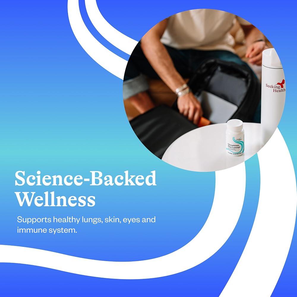 Seeking Health Glutathione Plus Lozenge 25 mg - 60 Lozenges - image 4