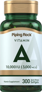 Piping Rock Vitamin A 10000 IU - 300 Softgels