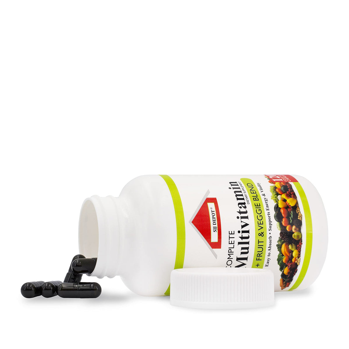 SJJ DEPOT Multivitamin with Fruit and Vegetable - 120 Capsules - image 8