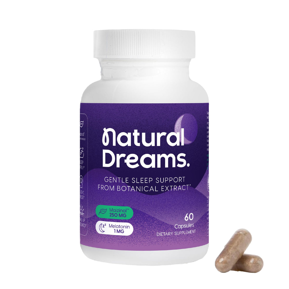 Univera Natural Dreams Melatonin 1mg Sleep Support - 60 Capsules