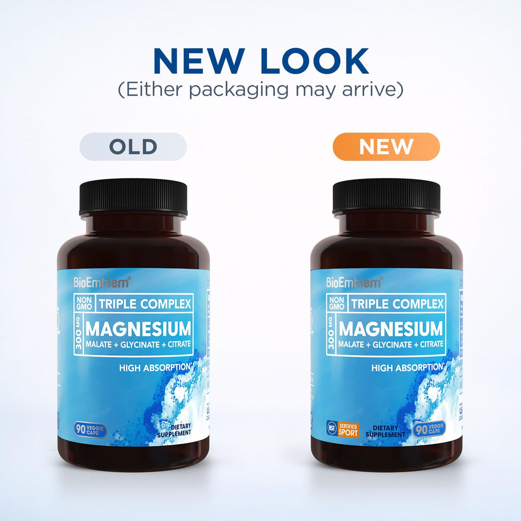 BioEmblem Magnesium Glycinate Complex 300mg - 90 Capsules - image 2