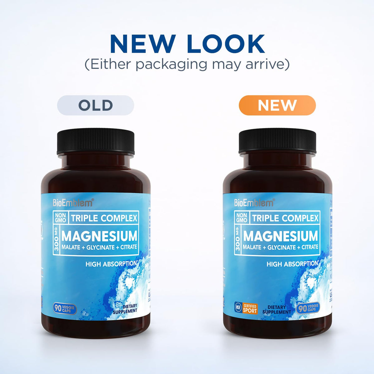 BioEmblem Magnesium Glycinate Complex 300mg - 90 Capsules - image 2