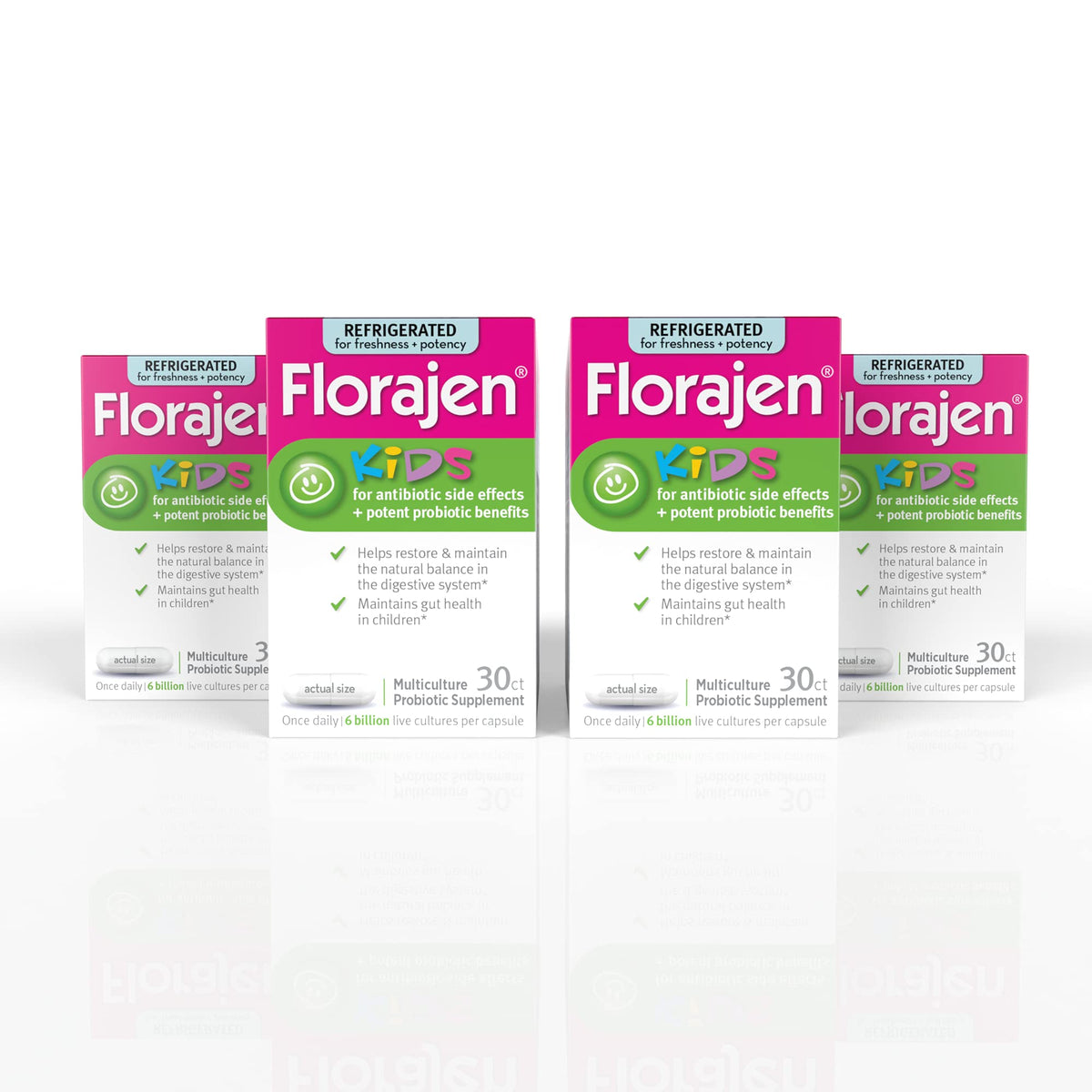 Florajen Kids Probiotic - Daily Gut & Immune Support for Children 6+