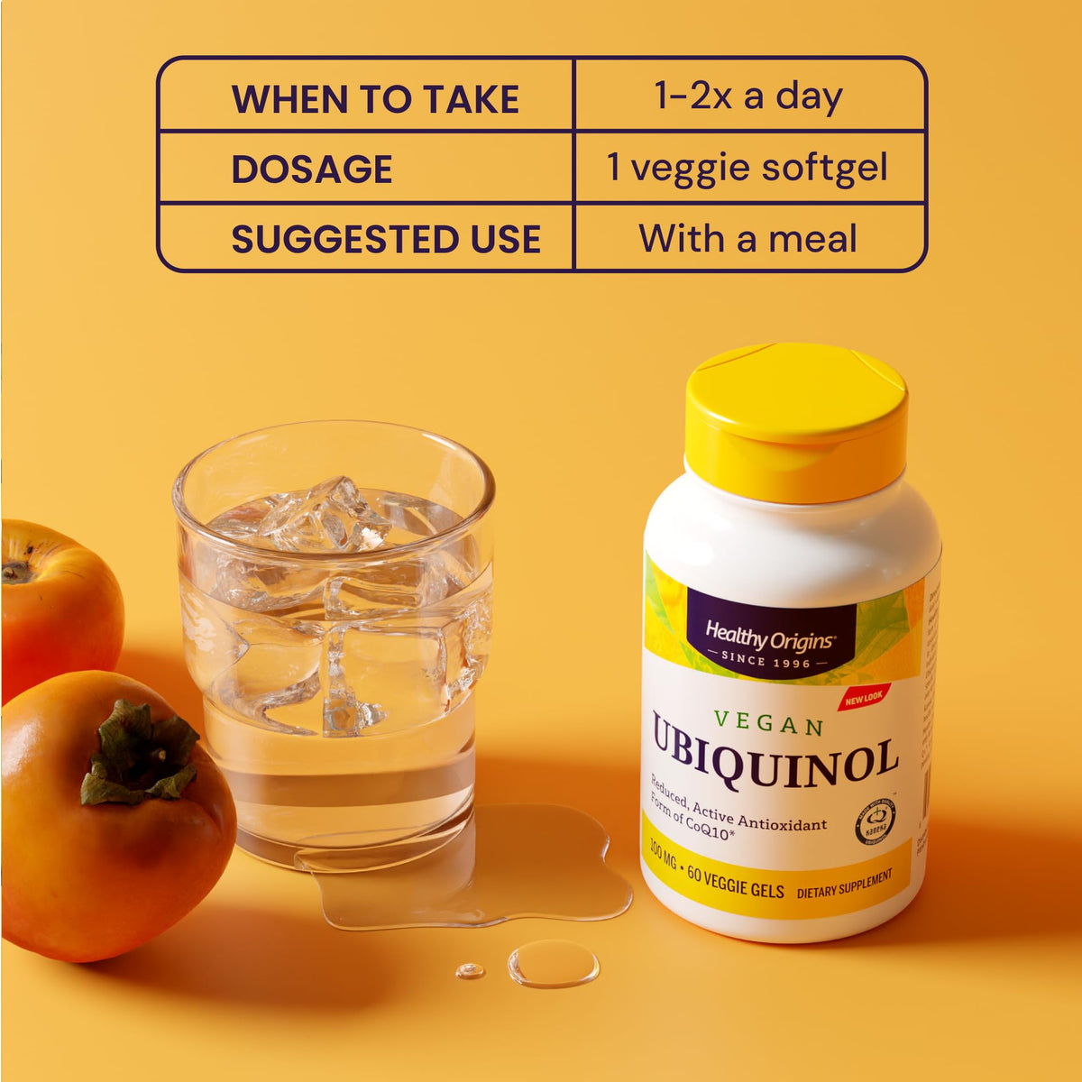 Healthy Origins Vegan Ubiquinol CoQ10 100 mg - 150 Softgels - image 5