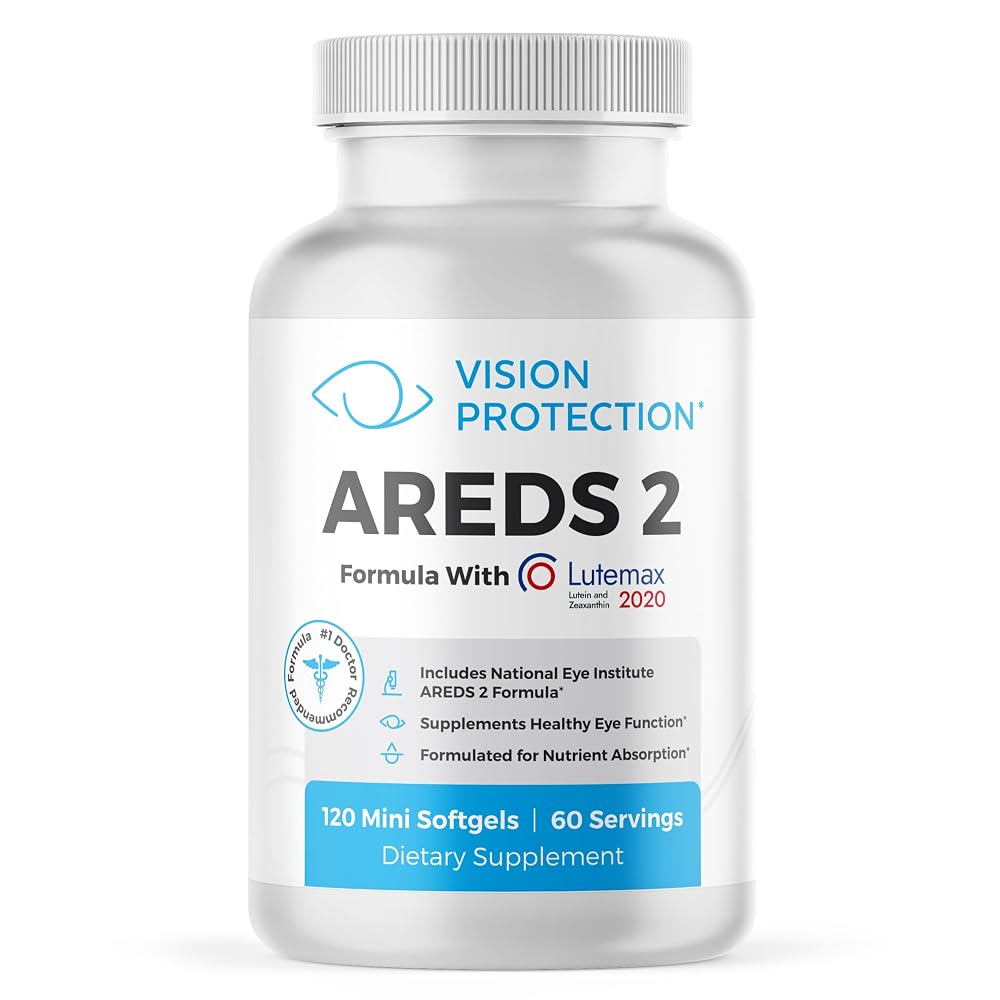 Vision Protection AREDS 2 Eye Vitamin & Mineral Supplement - 120 Softgels