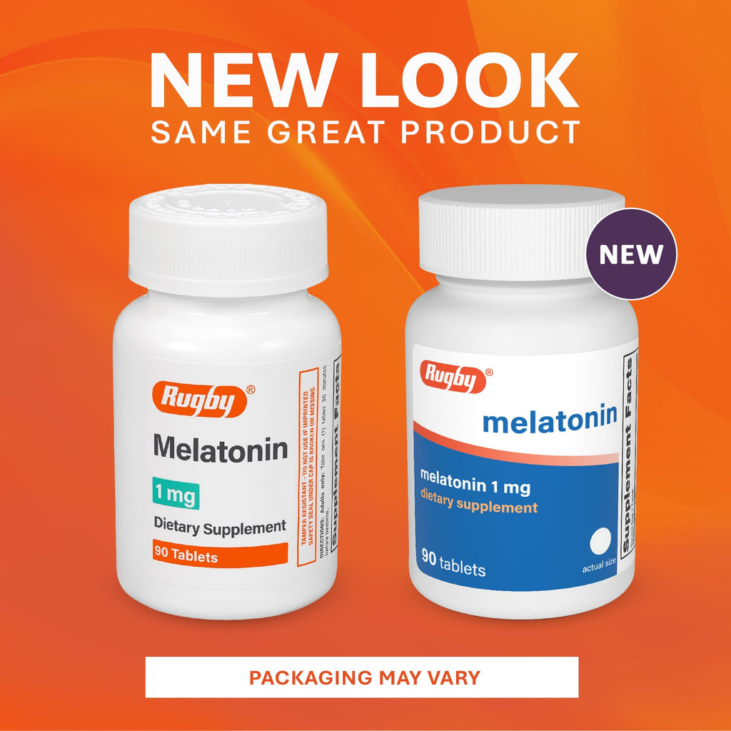 Rugby Melatonin 1mg Tablets - 90 Count - image 7