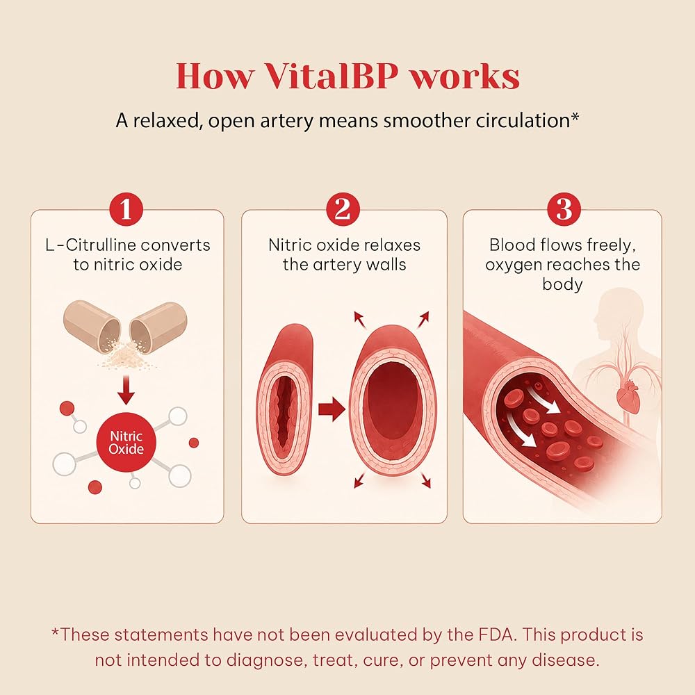 VitalBP - Supports Blood Flow & Arteries - with CoQ10