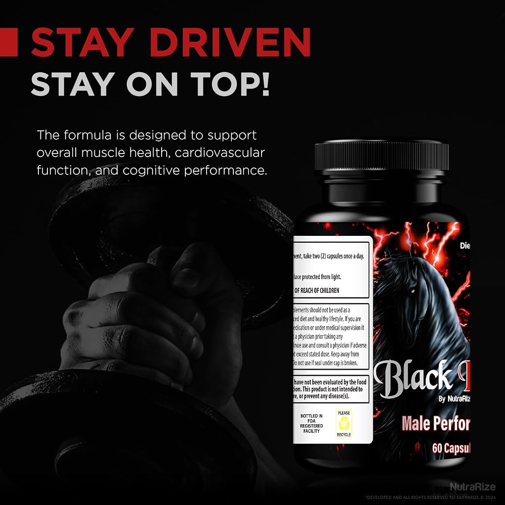 NutraRize Black Horse for Men - 60 Capsules - image 5