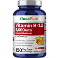 NusaPure Vitamin B12 5000mcg Vegan - 150 Capsules