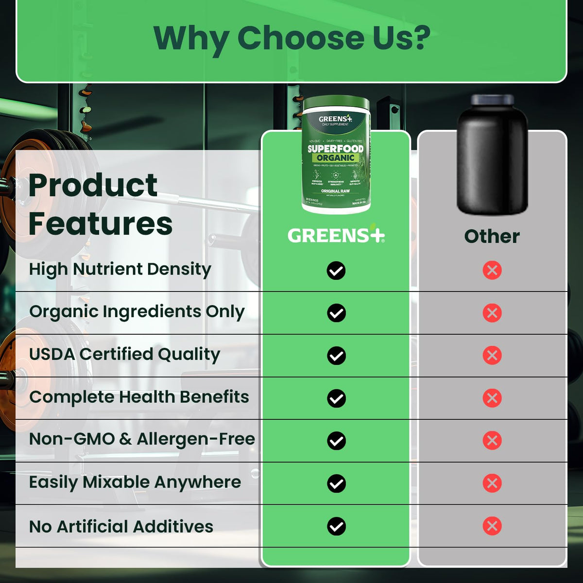 Greens+ Organic RAW Superfood Powder - 8.46 oz - image 8