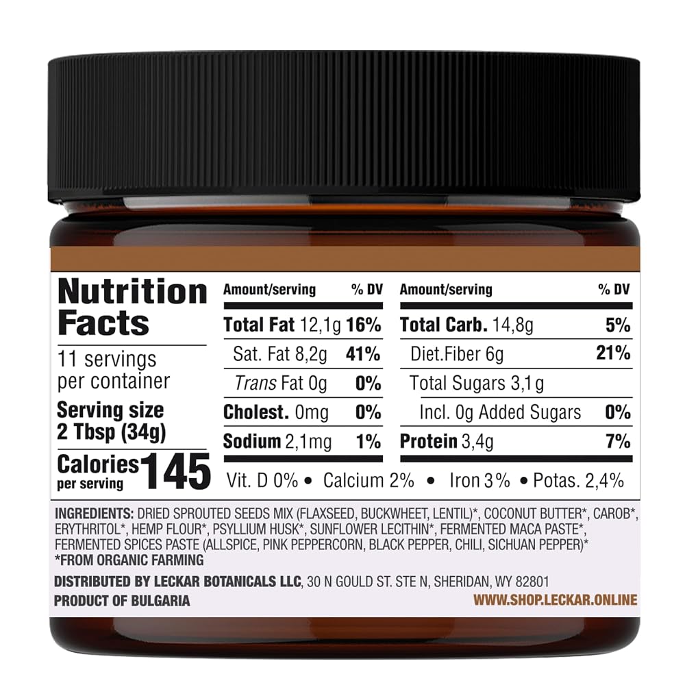 Leckar High Fiber Butter Keto Friendly Sugar Free - 13 Fl Oz - image 6