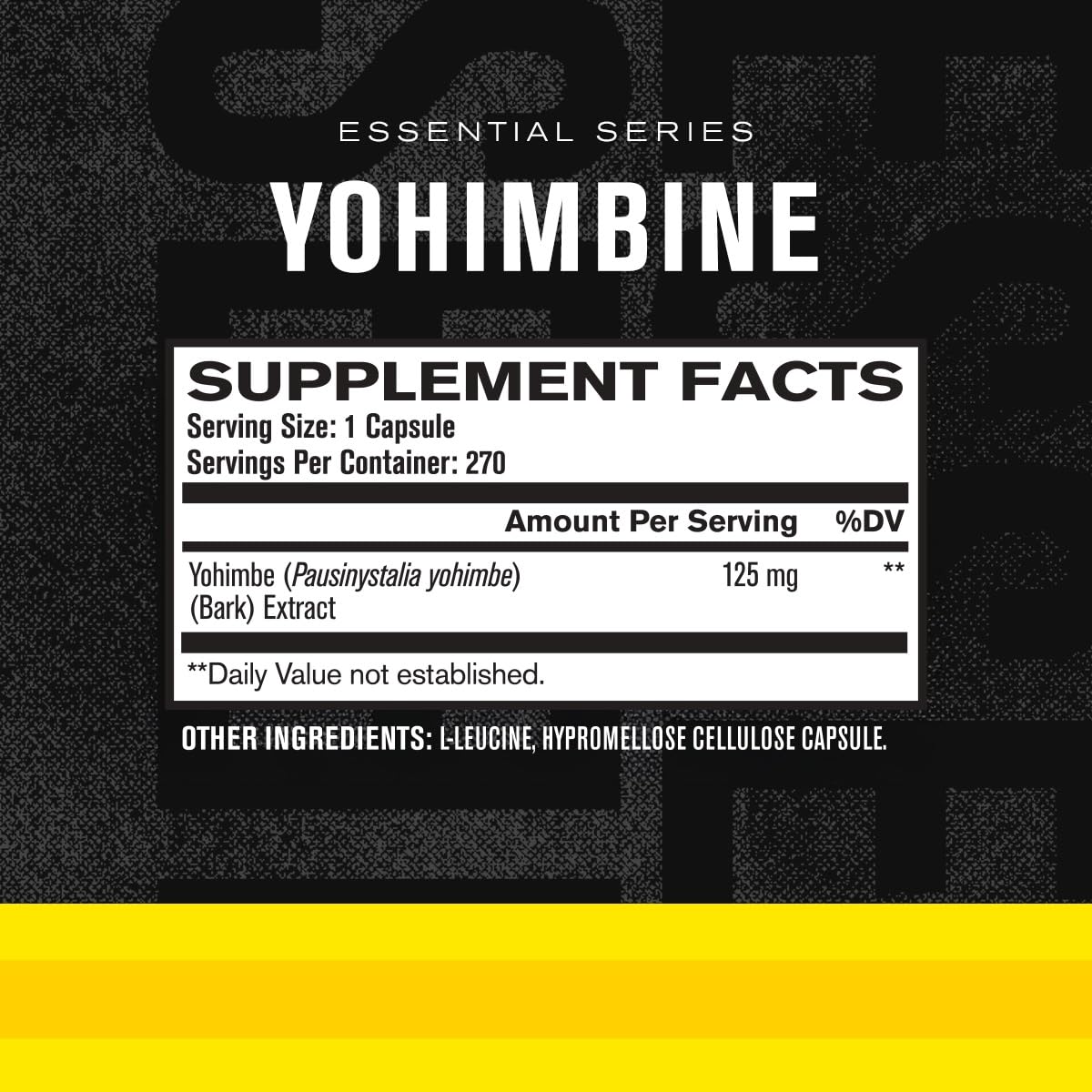 Jacked Factory Yohimbine Extra Strength Supplement - 270 Capsules - image 5
