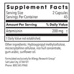 Allergy Research Group Artemisinin 200 mg - 90 Capsules - image 2