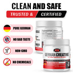 German Creatine Micronized Creatine Monohydrate Powder for Strength - 270g - image 3