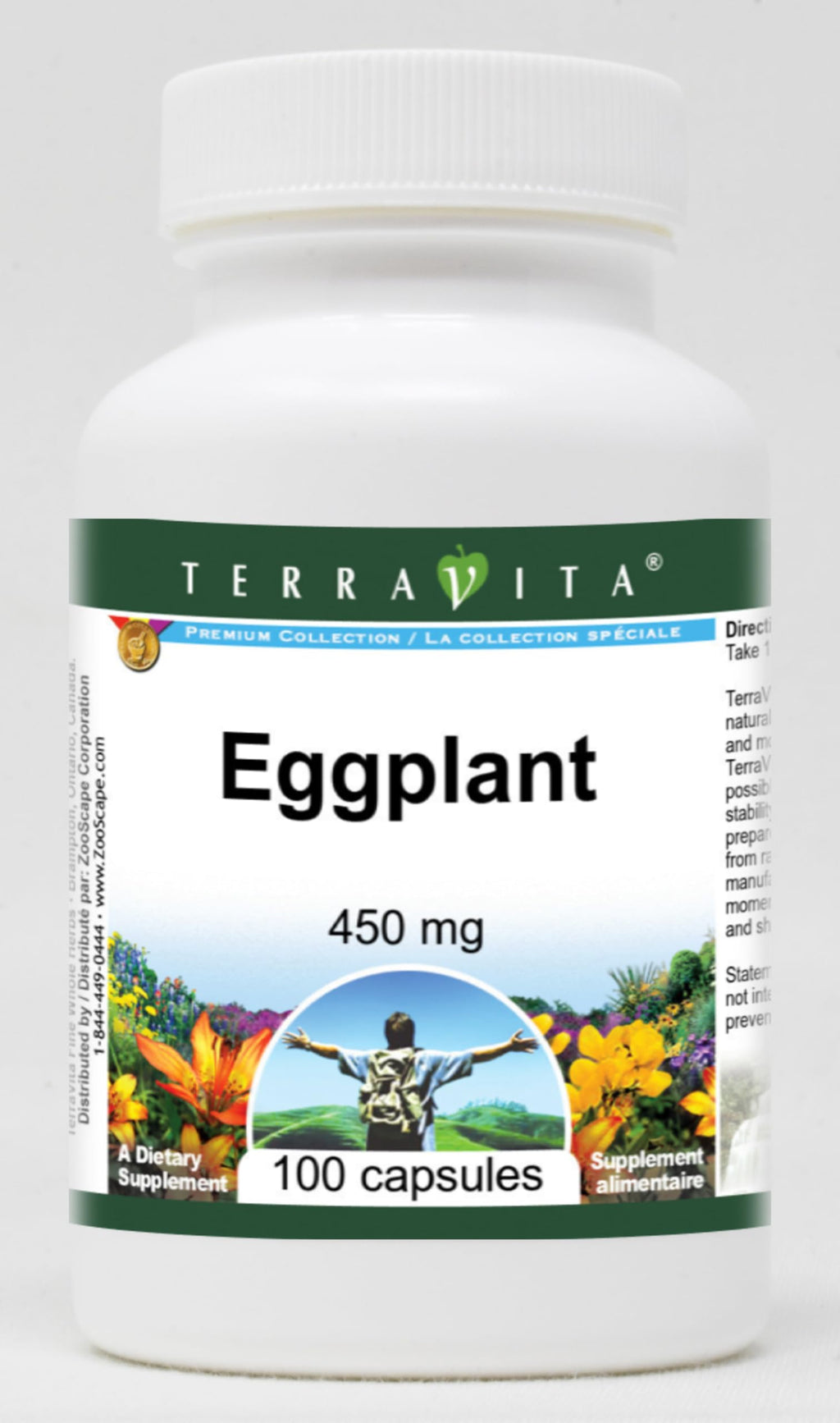 Terravita Eggplant 450 mg - 100 Capsules
