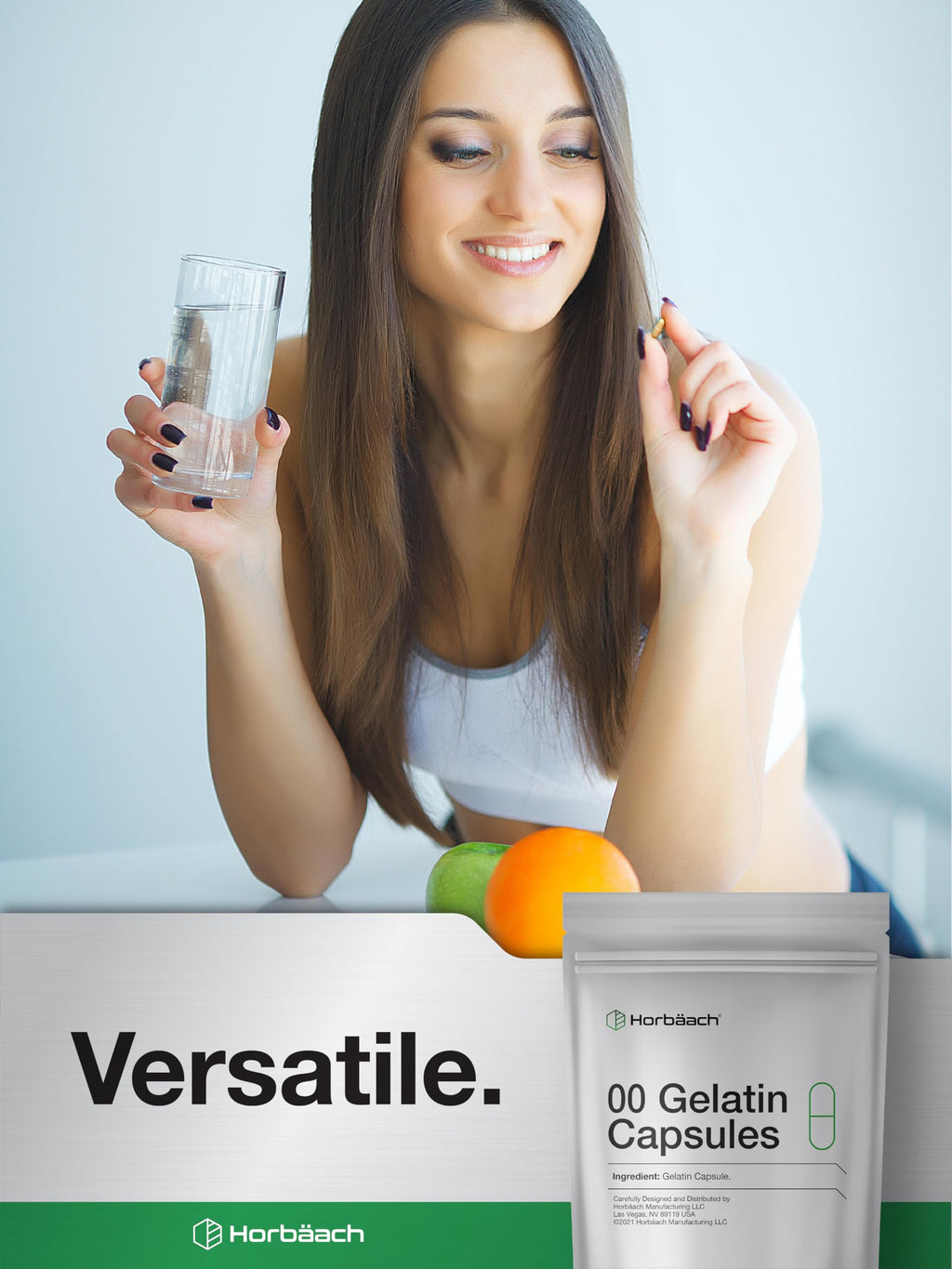 Horbäach Empty Capsules Size 00 - 1000 Clear Gelatin Capsules - image 5