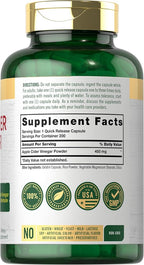 Carlyle Apple Cider Vinegar Capsules 450mg - 200 Count - image 2