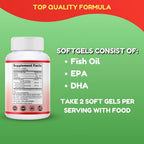 Shifaa Nutrition Halal Omega 3 Fish Oil 2000mg - 120 Softgels - image 8