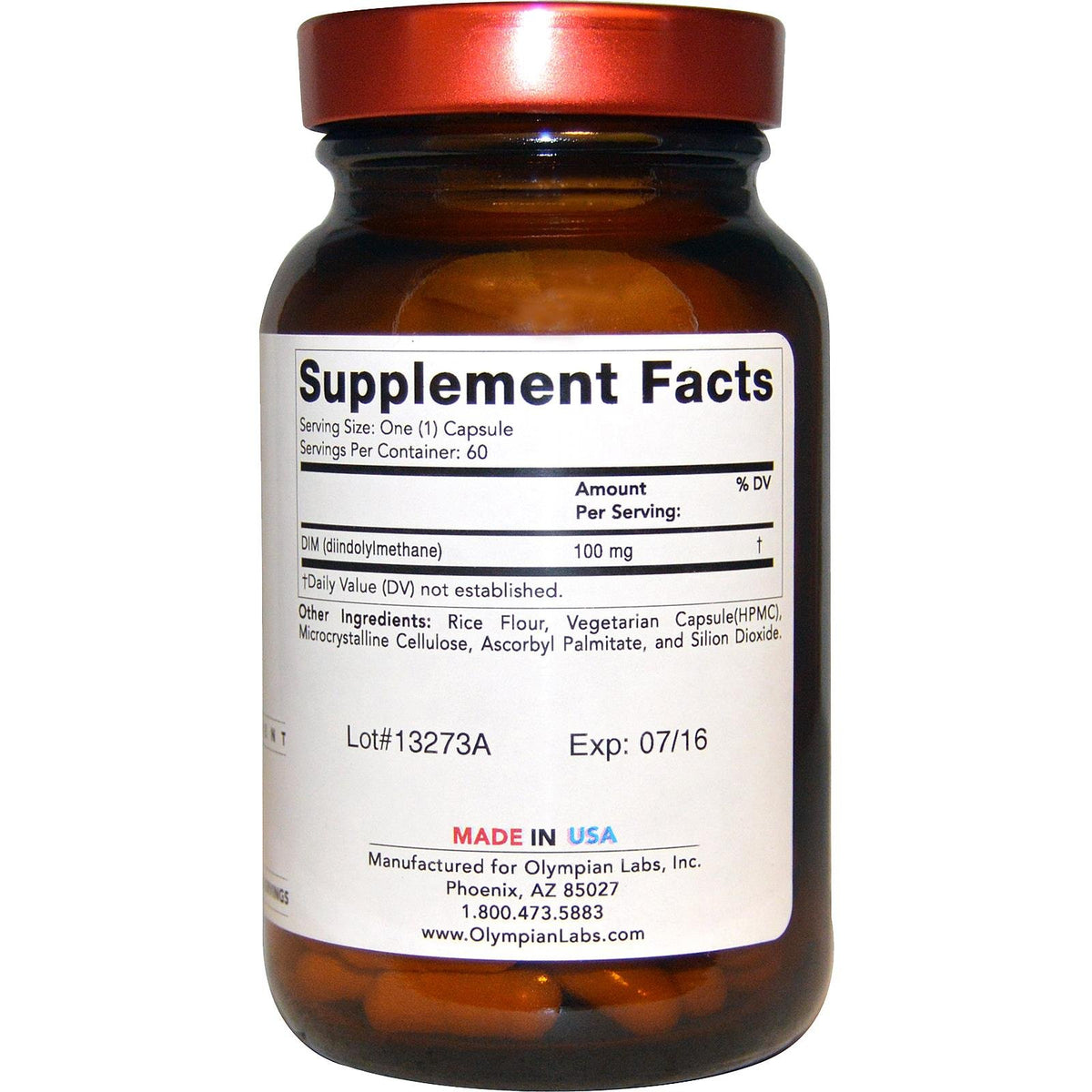 Olympian Labs DIM 100 mg - 60 Capsules - image 2