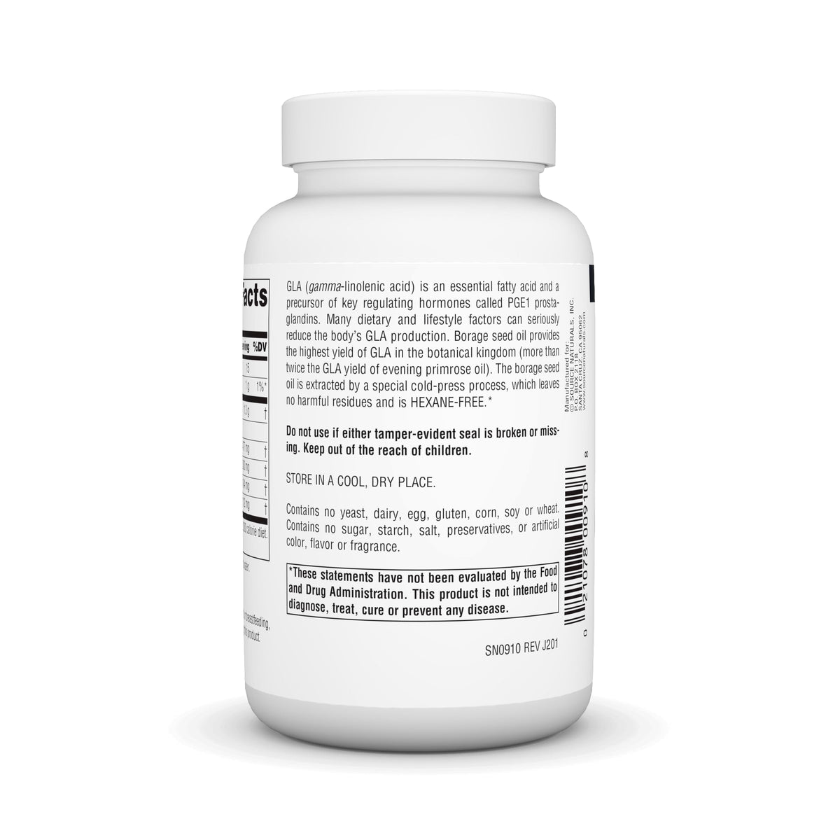 Source Naturals Mega-GLA 300 Borage Seed Oil - 60 Softgels - image 3