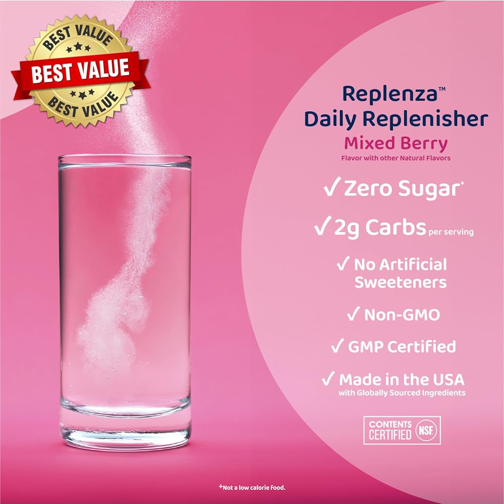 Replenza Daily Replenisher GLP-1 Nutritional Support Powder - 60 Scoops - image 6