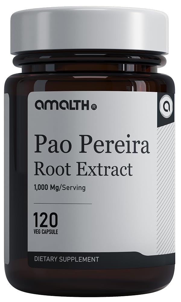 AMALTH Pao Pereira Bark Extract 1000mg - 120 Capsules