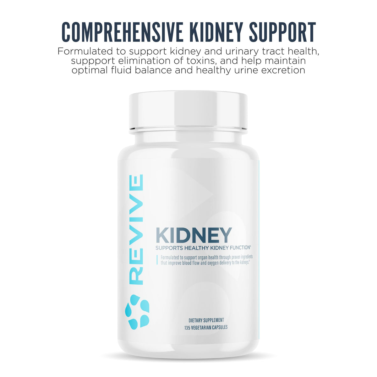 Revive MD Kidney Support Supplement - 135 Vegetarian Capsules - image 3