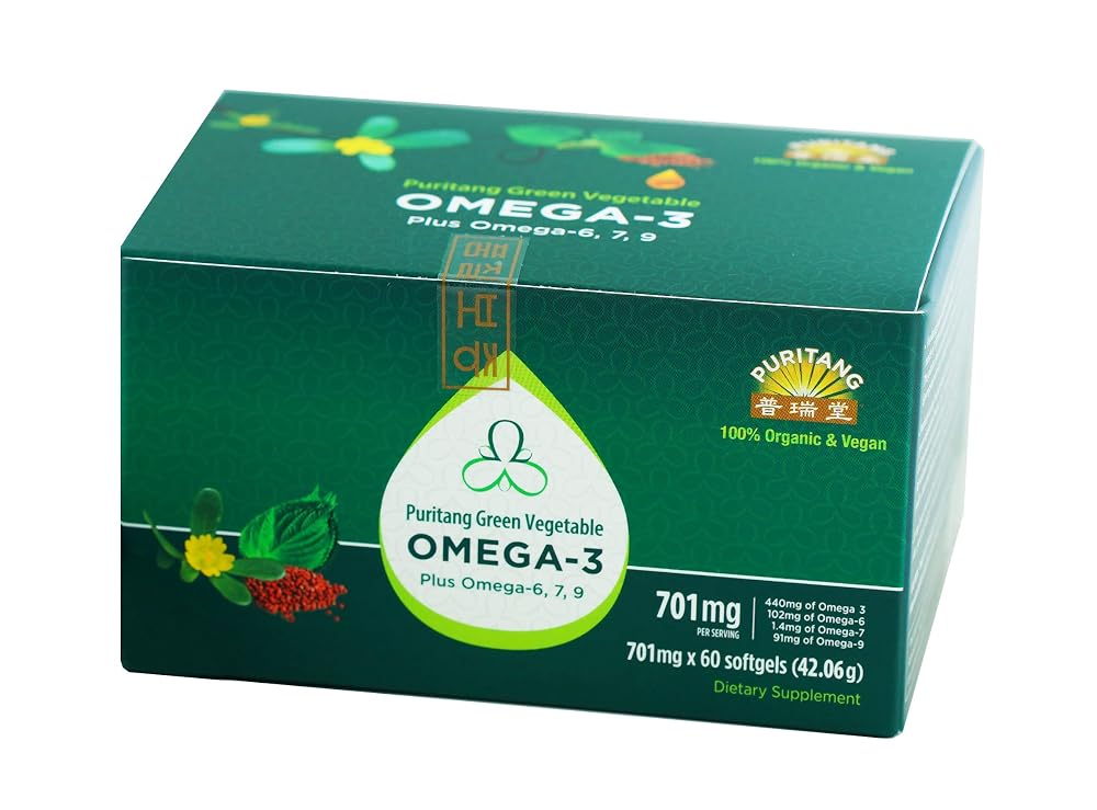 PURITANG Green Vegetable Omega 3 Plus Omega 6 - image 3