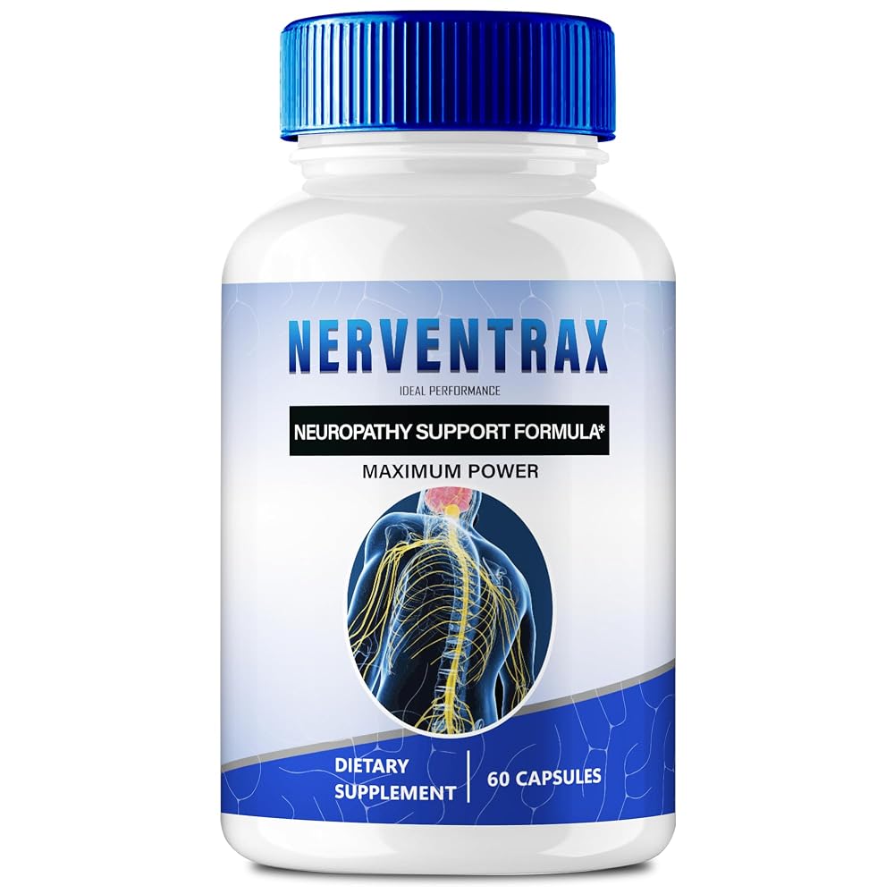 IDEAL PERFORMANCE Nerventrax Brain Supplements Memory and Focus - 60 Capsules