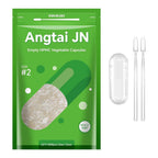 Angtai JN Empty Vegan Capsules Size 2 - 1,000 Count