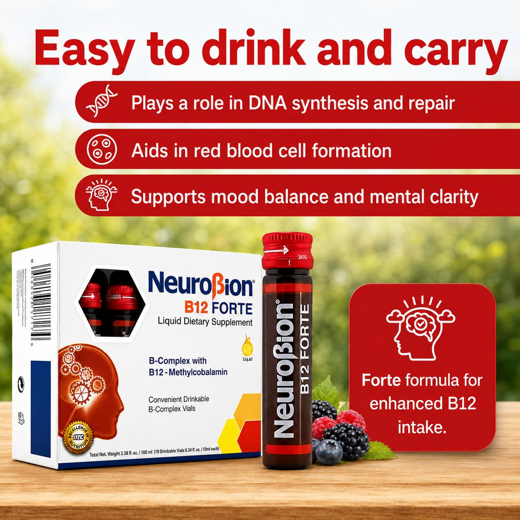 Neurobion Forte Vitamin B Complex Liquid Shots - 10 Vials - image 5