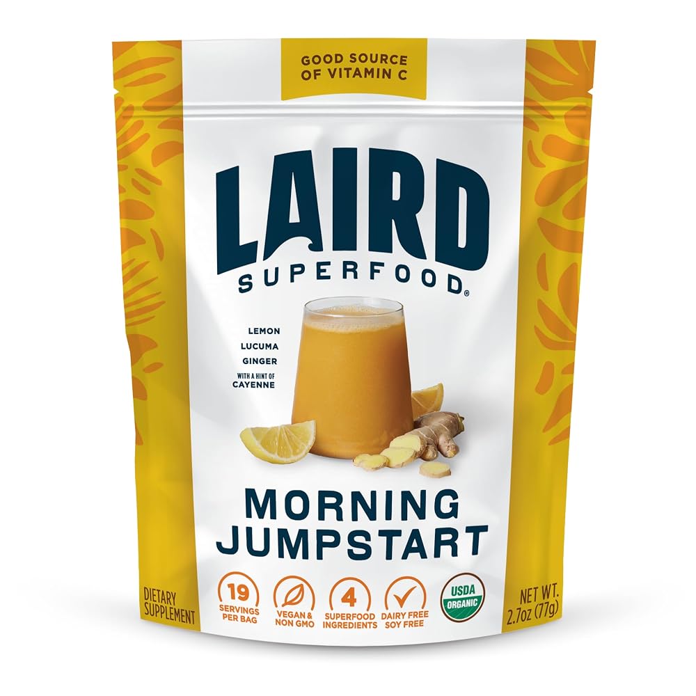 Laird Superfood Morning Jumpstart Powder Drink Supplement - 2.7 oz