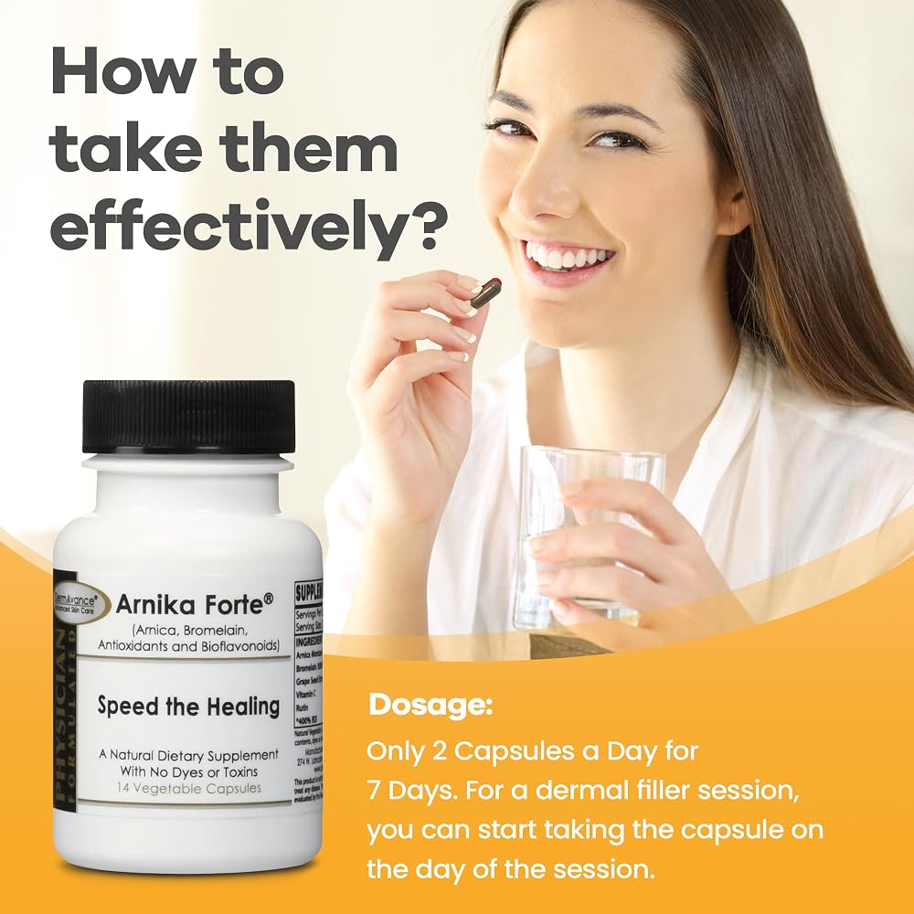 DermAvance Arnika Forte Swelling & Bruising Reducer - 14 Capsules - image 4