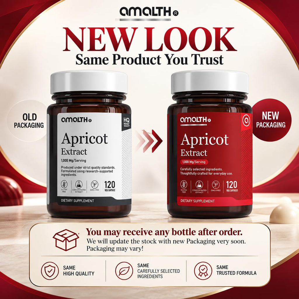 AMALTH Apricot Extract Supplement 500mg - 120 Capsules - image 9