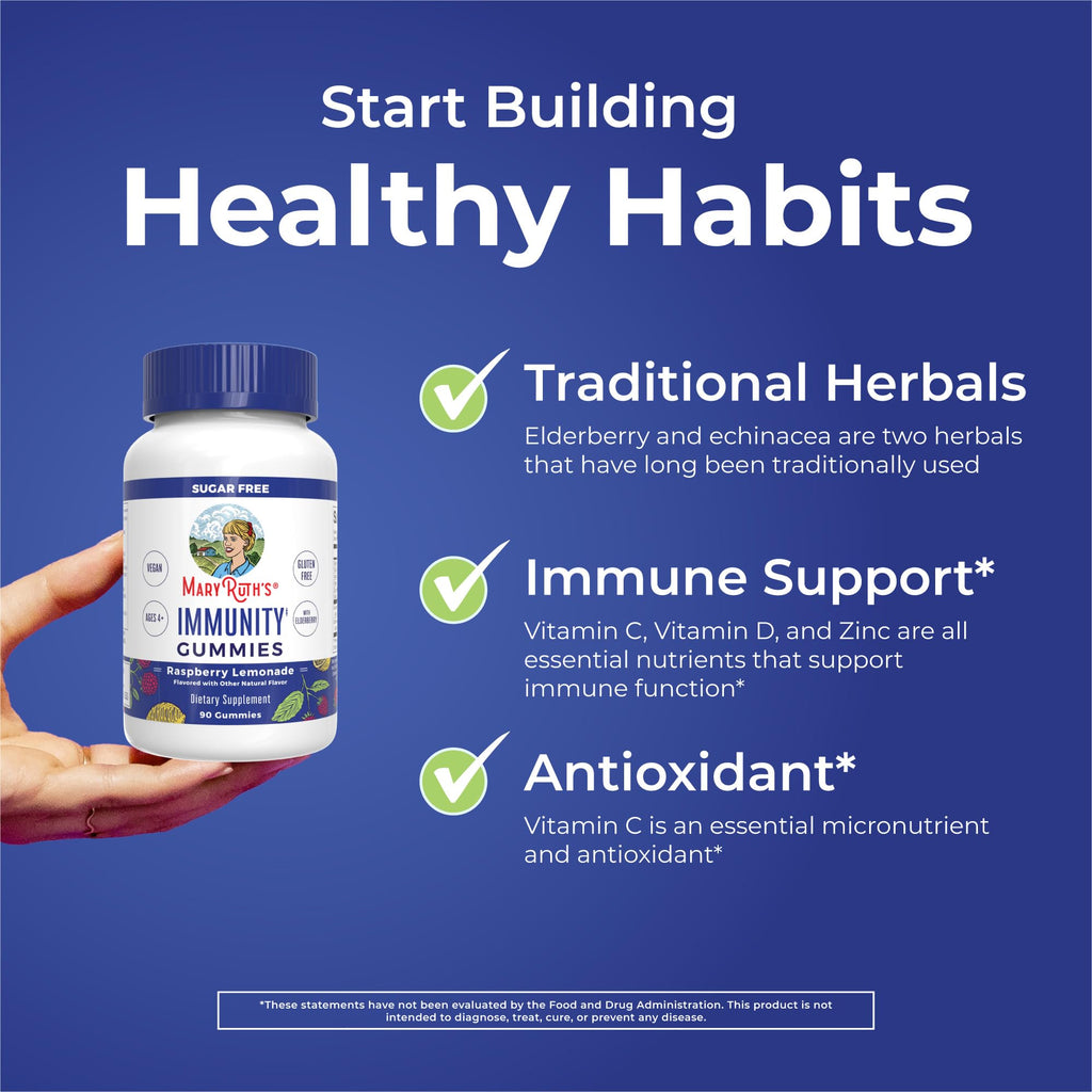 MARYRUTH'S Sugar Free Immunity Gummies