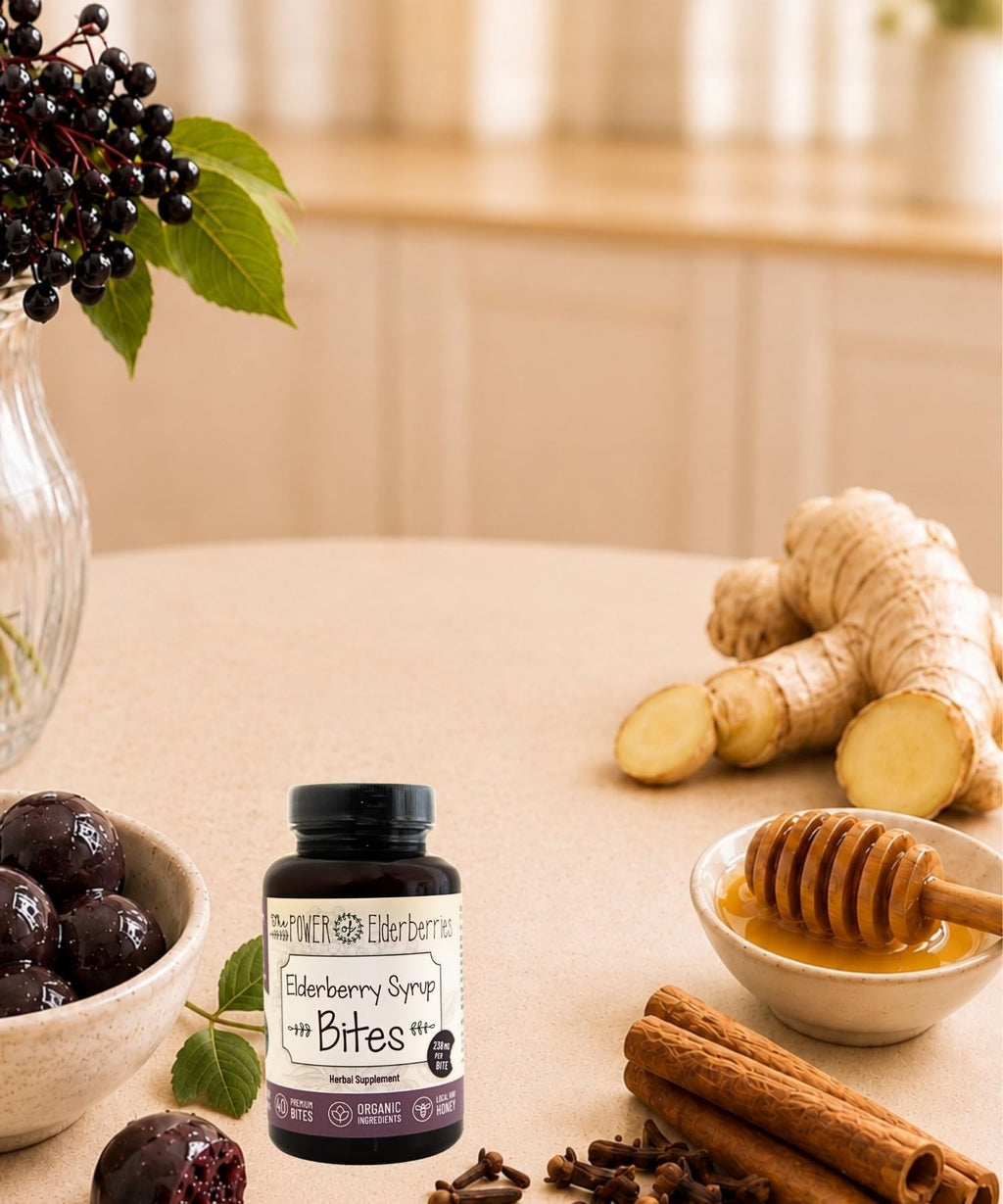 The POWER of Elderberries Elderberry Syrup Bites Immune Support - 40 Count - image 7