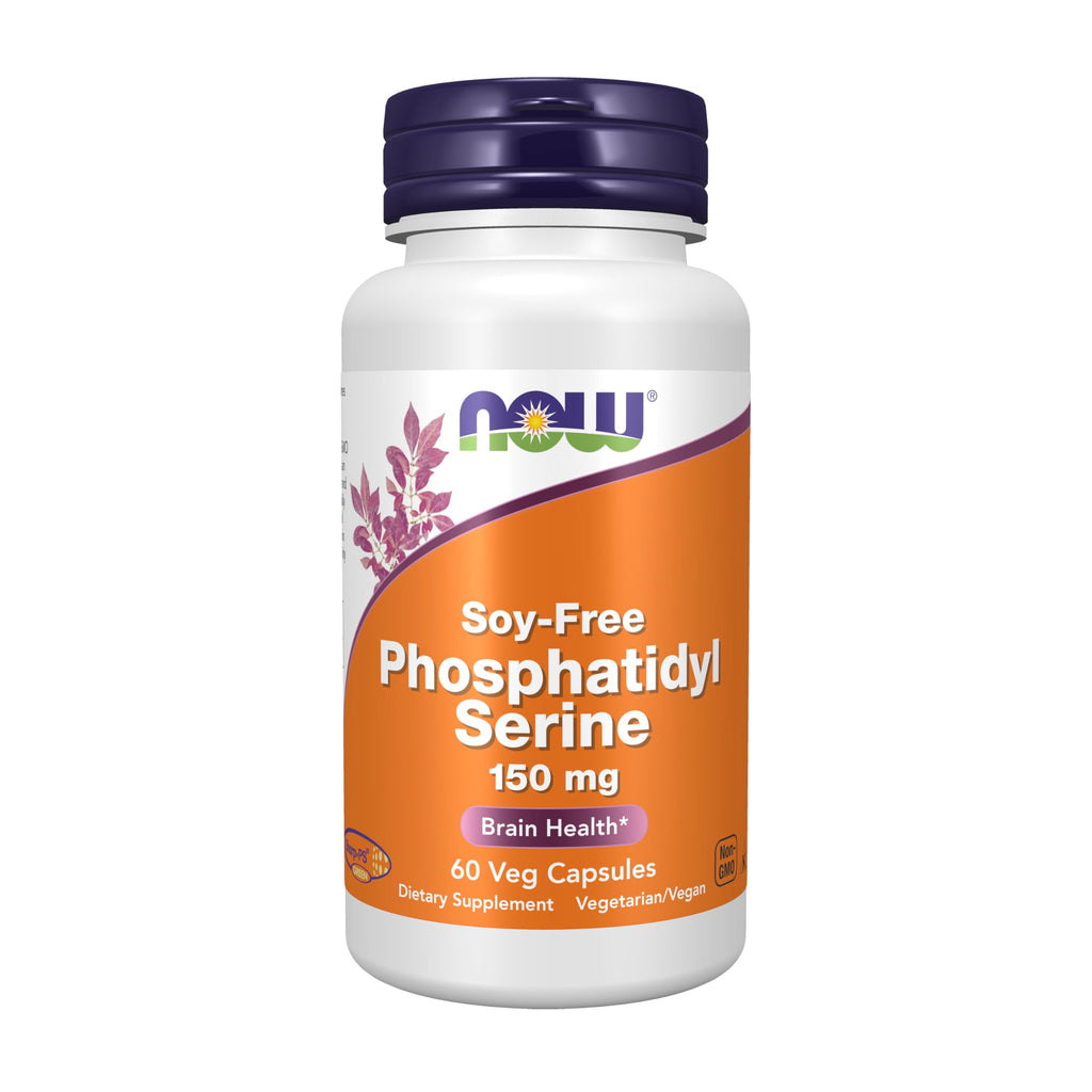 NOW Soy-Free Phosphatidyl Serine 150mg - 60 Vegetarian Capsules