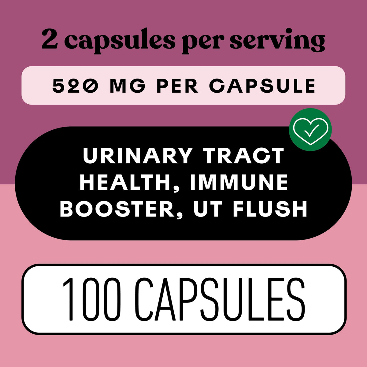 Complete Natural Products D-Mannose Cranberry Capsules 520mg - 100 Count - image 5