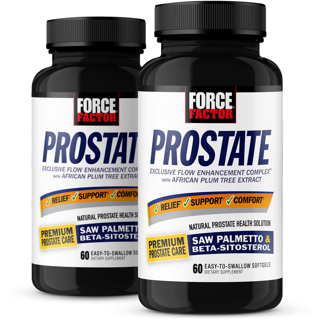 Force Factor Prostate Saw Palmetto Beta Sitosterol - 120 Capsules