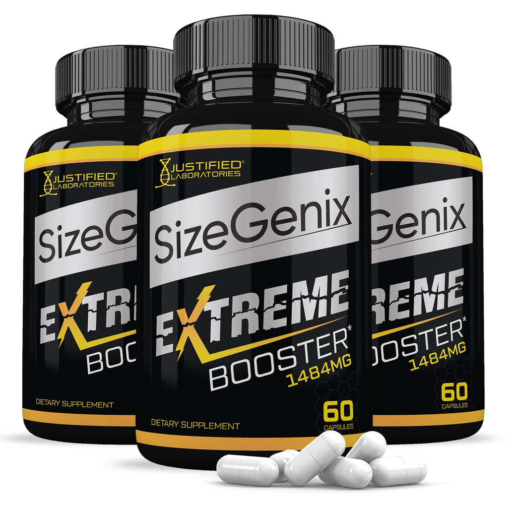Justified Laboratories Sizegenix Men's Health Supplement - 180 Capsules