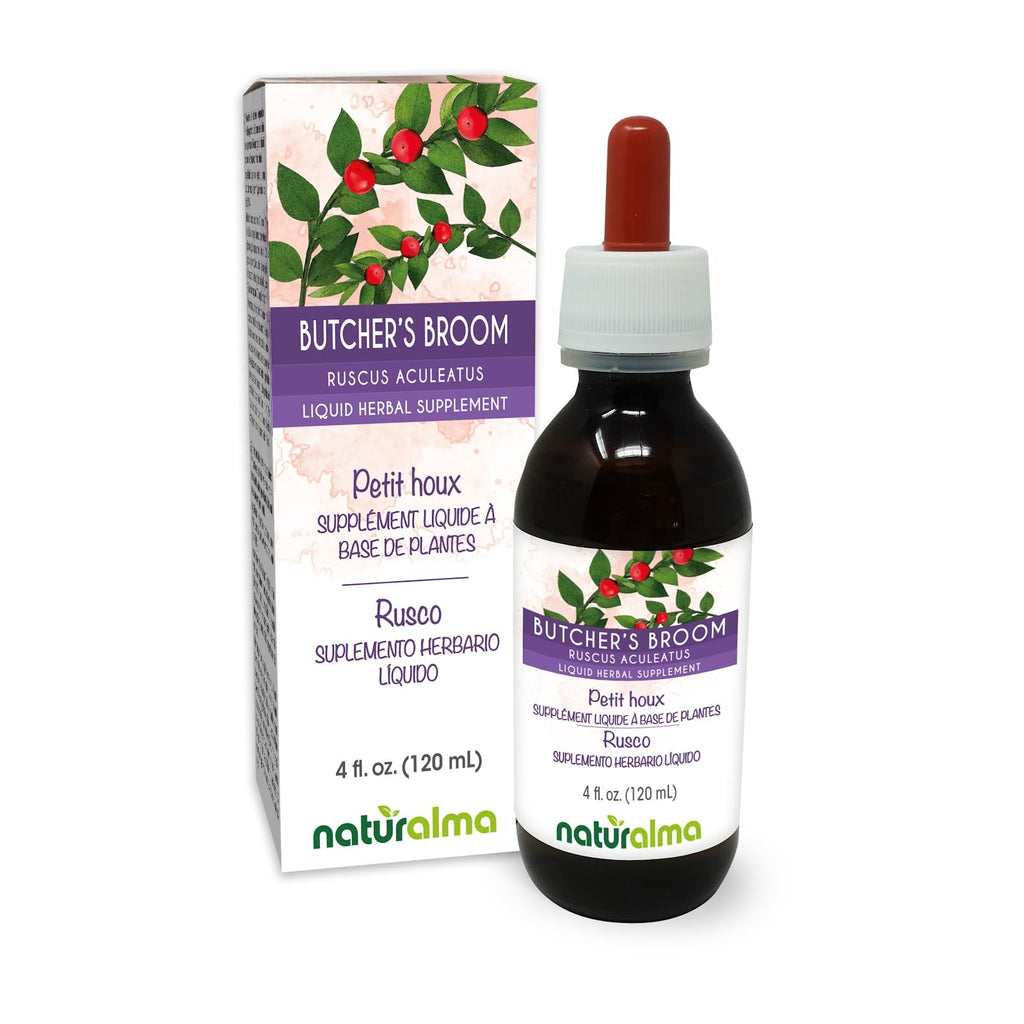 Naturalma Butcher's Broom Root Alcohol-Free Tincture - 4 fl oz