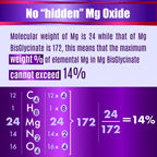 FOLONA Magnesium Glycinate with Vitamin B6 - 180 Capsules - image 4