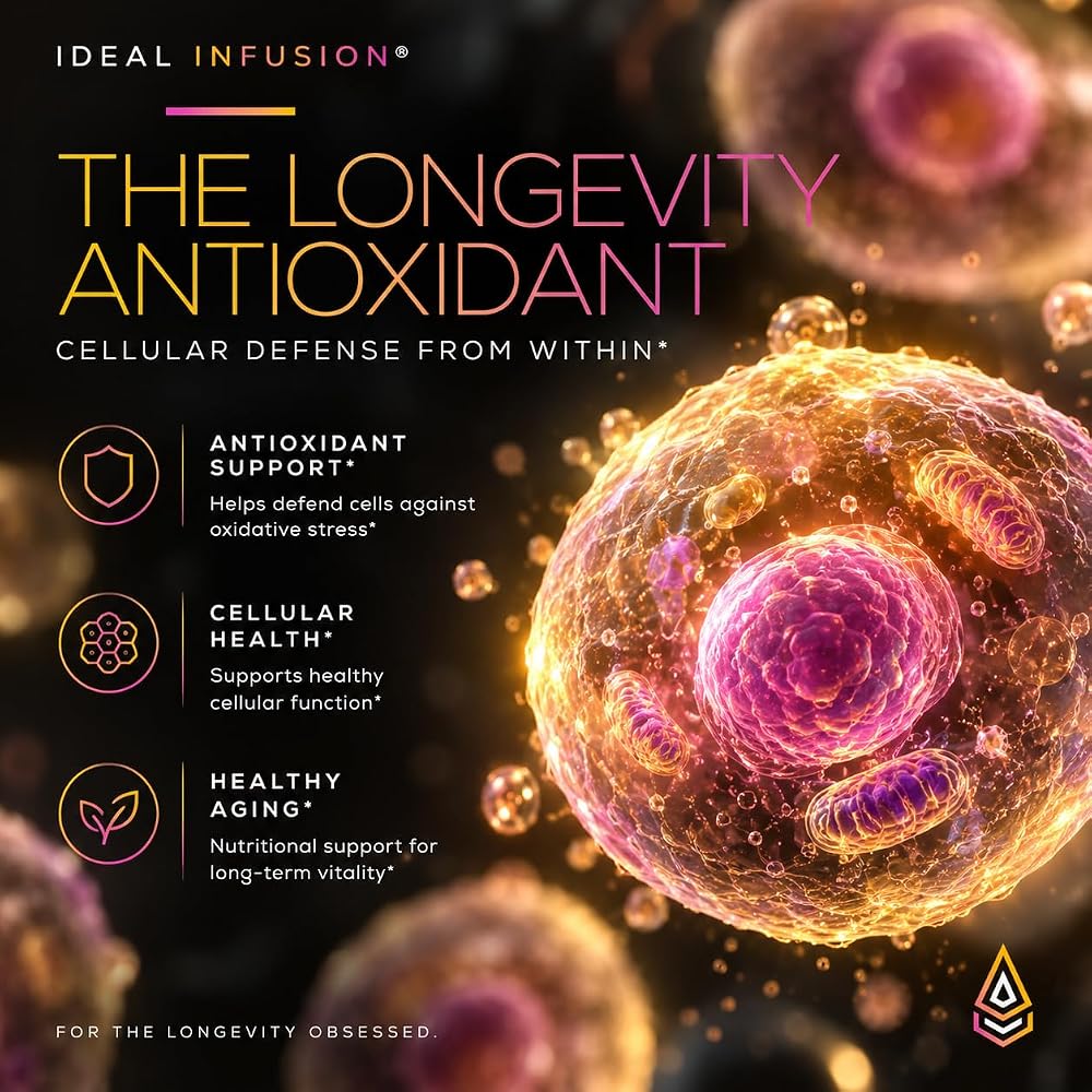 Ideal Infusion L-Ergothioneine 30mg Antioxidant - 60 Capsules - image 5