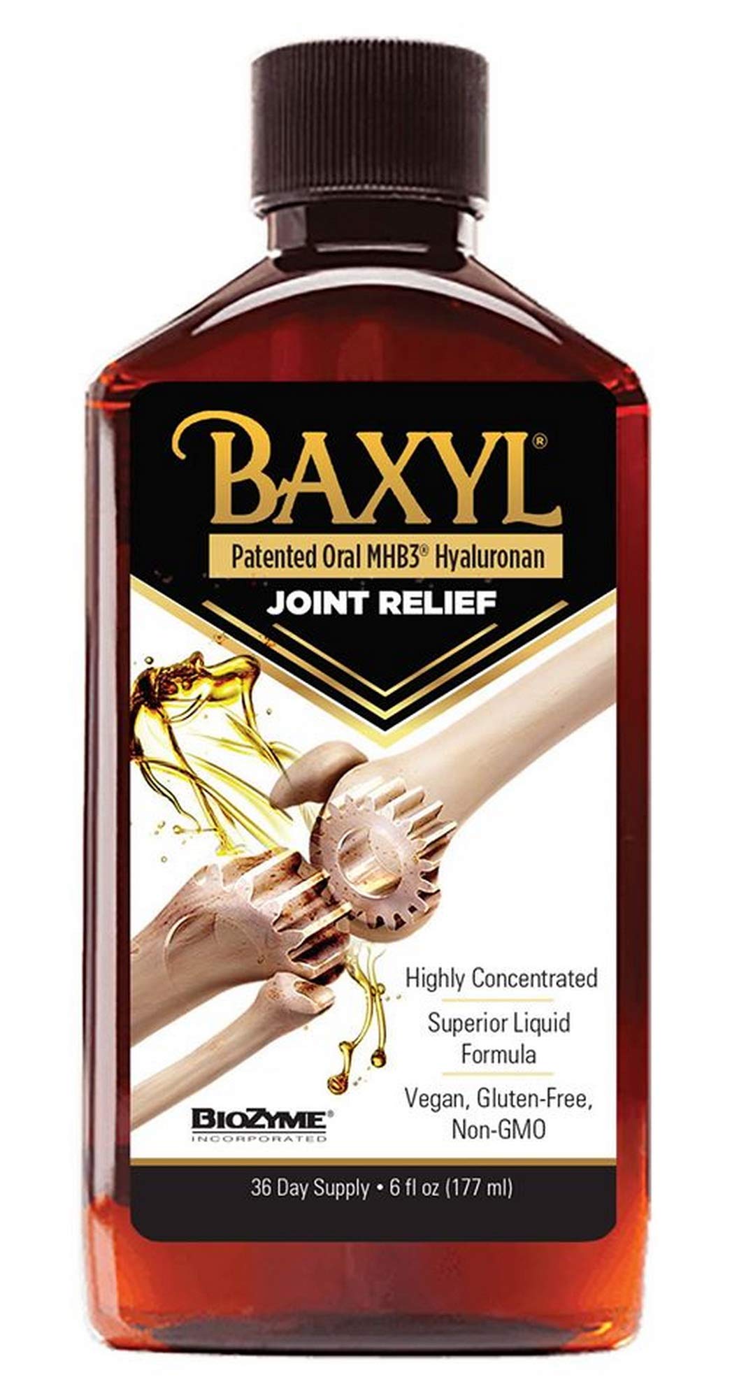 BAXYL Liquid Hyaluronic Acid Supplement for Joint Health - 6 Fl Oz