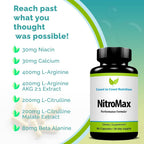 Coast to Coast Nutrition NitroMax L-Arginine Supplement - 60 Capsules - image 3